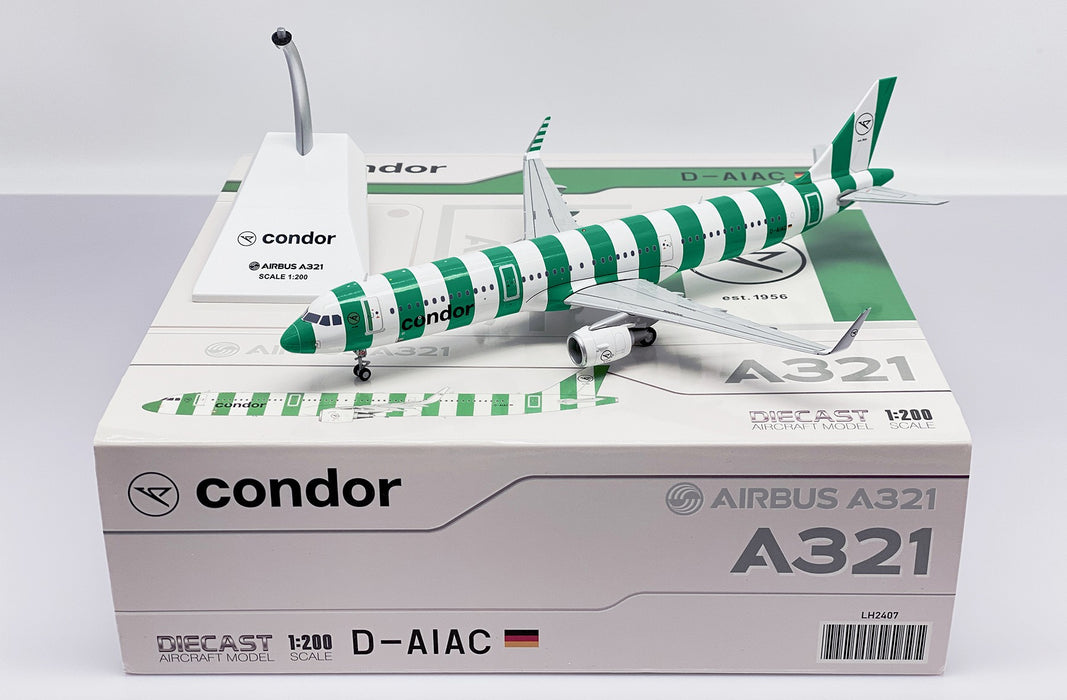 Condor Airbus A321 "Green" / D-AIAC /  JC Wings / 1:200 / LH2CFG407 LH2407