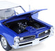 1966 Pontiac GTO in Barrier Blue with White Top - 1/18 - Highway 61 - 18047