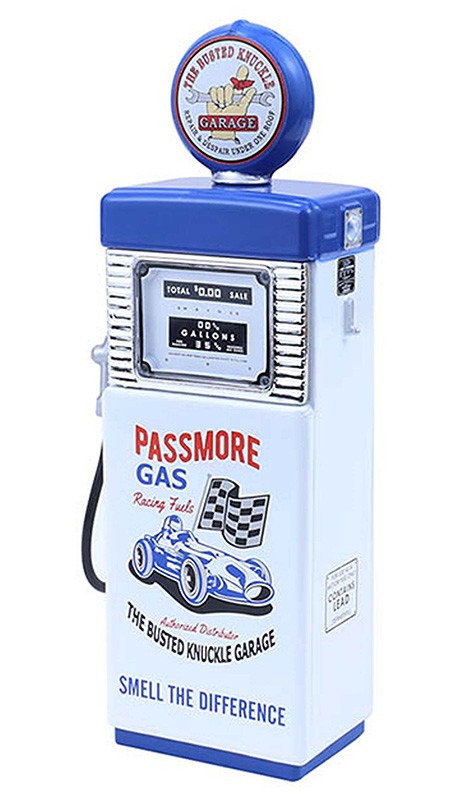Busted Knuckle Garage Speed Shop - 1951 Wayne 505 Gas Pump - Greenlight 1/18 - 14170 B Passion Diecast 
