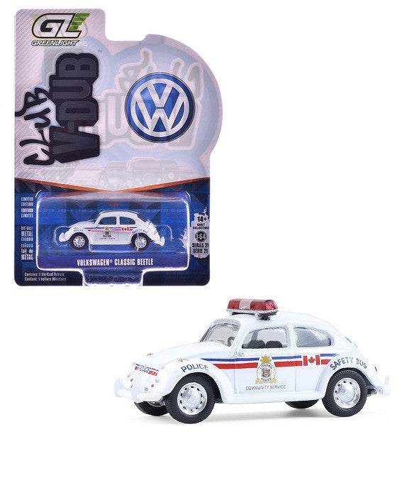 Classic Volkswagen Beetle – London Canada Police - Club Vee-Dub Series 21 - 1/64 Greenlight - 36120 F