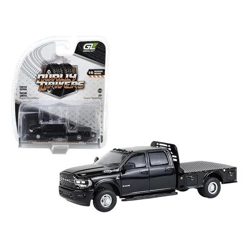 2023 Ram 3500 Dually Flatbed Pickup Truck - Dually Drivers Series 16 - 1/64 Greenlight - 46160 F