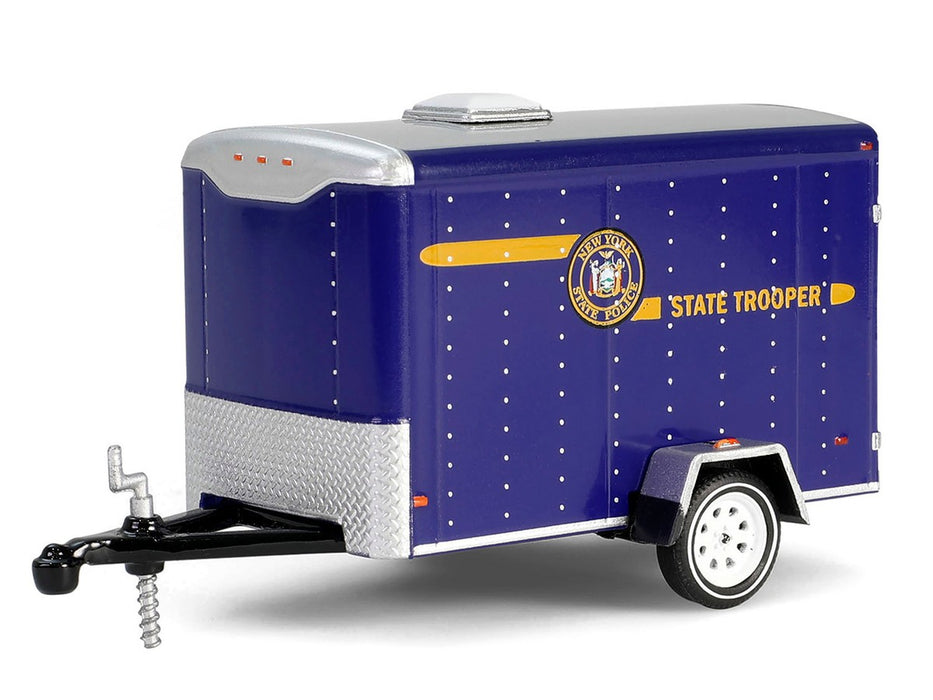 New York State Police - 2001 Jeep Cherokee - Hot Pursuit Hitch & Tow No.1 - Hobby Exclusive - 1/64 GL - 32315 B