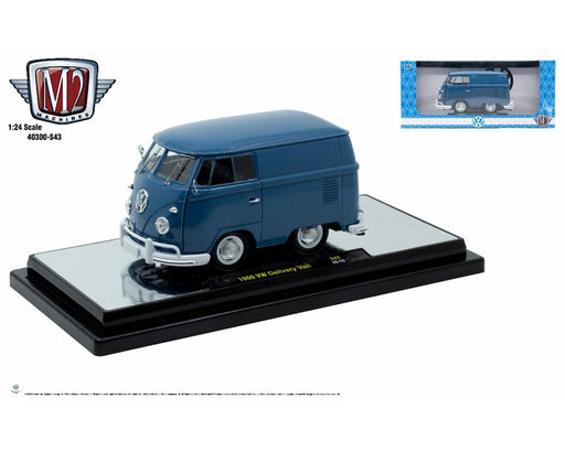 1960 Volkswagen Delivery Short Van Custom Green - M2 Machines 1:24 - 40300-S43 A Passion Diecast