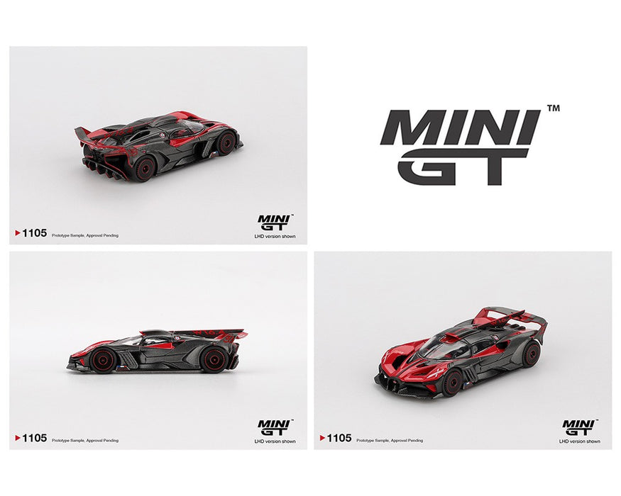 Bugatti Bolide - Red - Mini GT - 1:64 - MGT01105 Passion Diecast