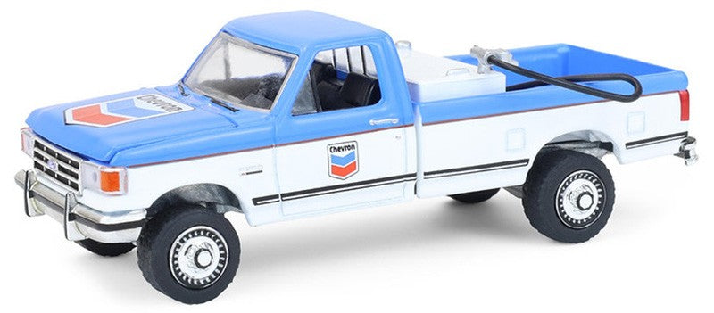Chevron - 1991 Ford F-250 XL Pickup Truck - Blue Collar Collection Series 14 - 1/64 Greenlight - 35300 D