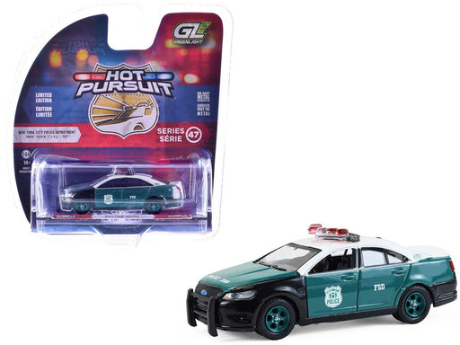 NYPD - 2014 Ford Taurus - NYPD Vintage Tribute Livery - Hot Pursuit Series 47 - 1/64 Greenlight - 43050 B