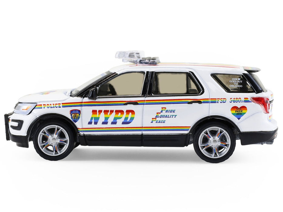 NYPD - 2016 Ford Explorer - NYPD Pride Livery - Hot Pursuit Series 47 - 1/64 Greenlight - 43050 C