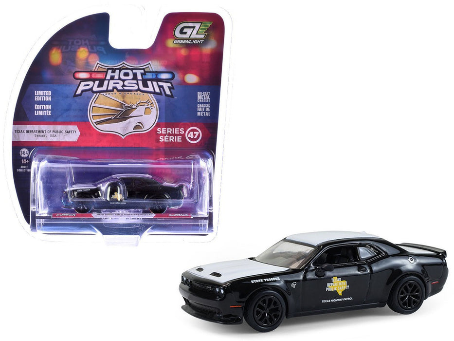 Texas DPS - 2020 Dodge Challenger SRT Hellcat - Hot Pursuit Series 47 - 1/64 Greenlight - 43050 E