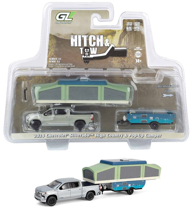 2024 Chevrolet Silverado High Country in Sterling Gray - Hitch & Tow Series 32 - 1/64 GL - 32320 D