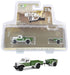 1950 Dodge Power Wagon in Green and White 1/4 Ton Cargo Trailer - Hitch & Tow Series 32 - 1/64 GL - 32320 A
