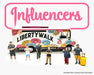 Influencers - 6 Piece metal set - American Diorama - 1/64 - AD-2433 Passion Diecast