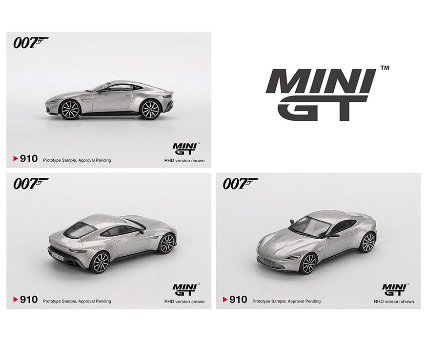 Aston Martin DB10 James Bond 007 SPECTRE - Mini GT - 1:64 - MGT00910-007E Passion Diecast