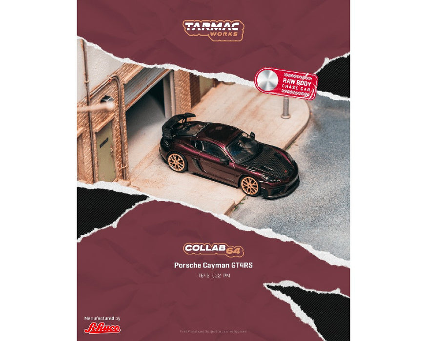 Porsche Cayman GT4RS - Amethyst Metallic - Tarmac Works - 1/64 - T64S-022-PM Passion Diecast