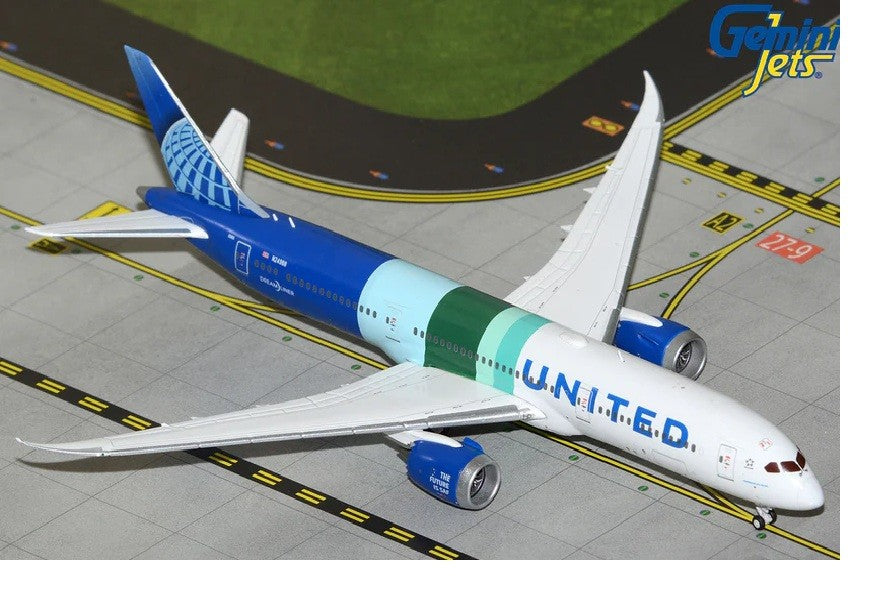 United Airlines Boeing 787-9  "The Future is SAF - F .D." / N24988 / Gemini Jets / 1:400 / GJUAL2333F GJ2333
