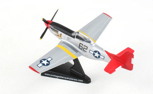 North American P-51D  Mustang Tuskegee Airmen,Robert Friend Bunny Red TaiL Postage stamp  1/100 PS5342-11