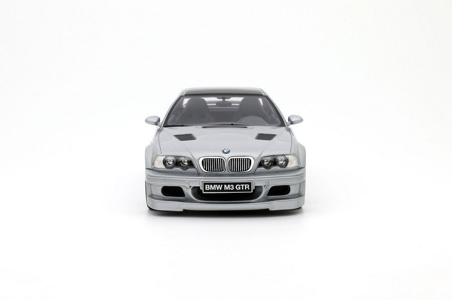 BMW E46 M3 GTR STREET TITAN SILVER METALLIC 354 2001 - 1/18 - OT1128 Passion Diecast 