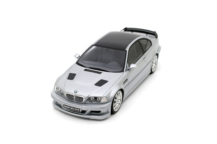 BMW E46 M3 GTR STREET TITAN SILVER METALLIC 354 2001 - 1/18 - OT1128 Passion Diecast 
