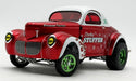 1940 Gasser Stockin Stuffer in Red and Green with White Flame Accents - ACME - 1/18 - A1800938
