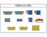 (Web Only) Cargo Add-on Set (11 pcs per box) / Fantasy Wings / 1:200 / FWDP-CG-2001