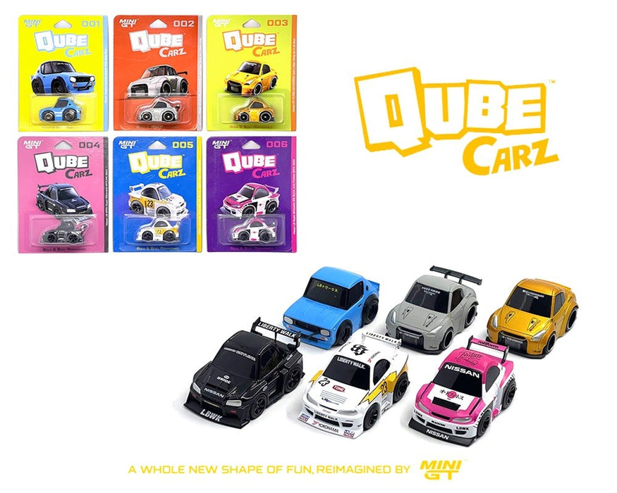 QubeCarz Series 1 Liberty Walk Assortment - Mini GT QubeCarz - 1:64 - QZO0101 QZ-COMBO001 Passion Diecast