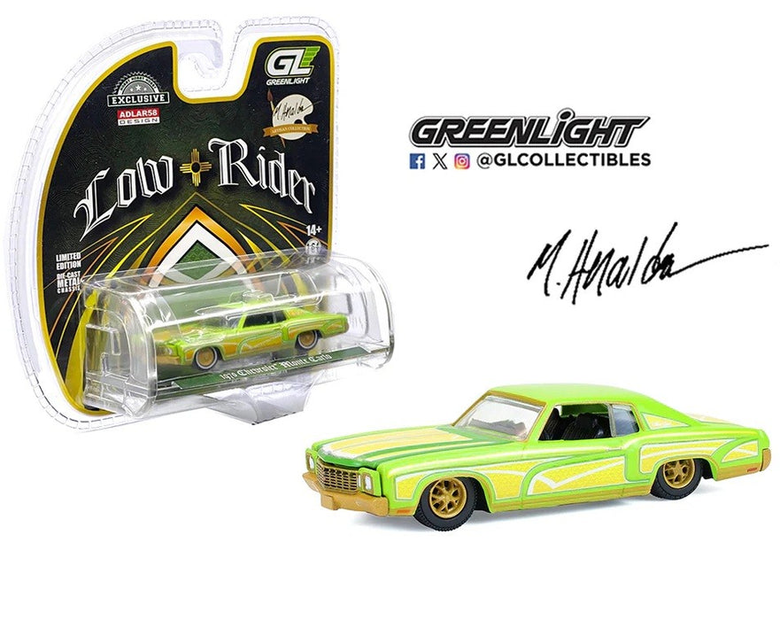 1970 Chevrolet Monte Carlo Lowrider - Michael Heralda Special Edition - Hobby Exclusive - 1/64 Greenlight - 2020002