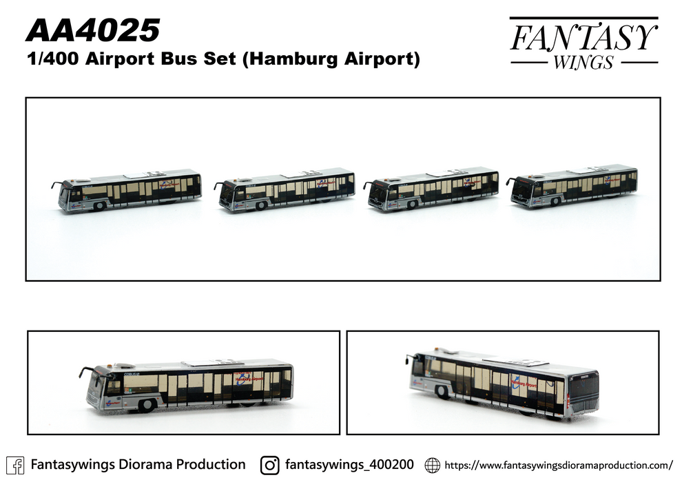 Airport Bus (Hamburg Airport) / Fantasy Wings / 1:400 /  AA4025