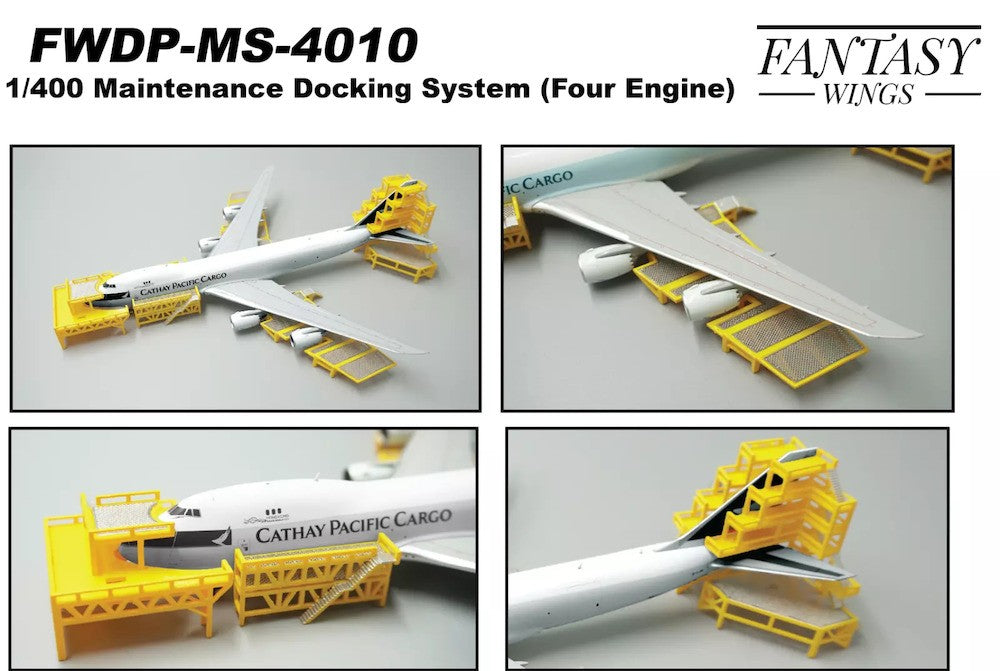 Maintenance Docking System 4 Engines / Fantasy Wings / 1:400 /  FWDP-MS-4010