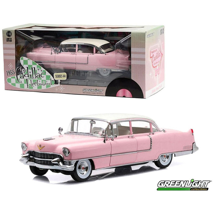 1955 Cadillac Fleetwood Series 60 - 1/18  Greenlight - 13648 - Passion Diecast