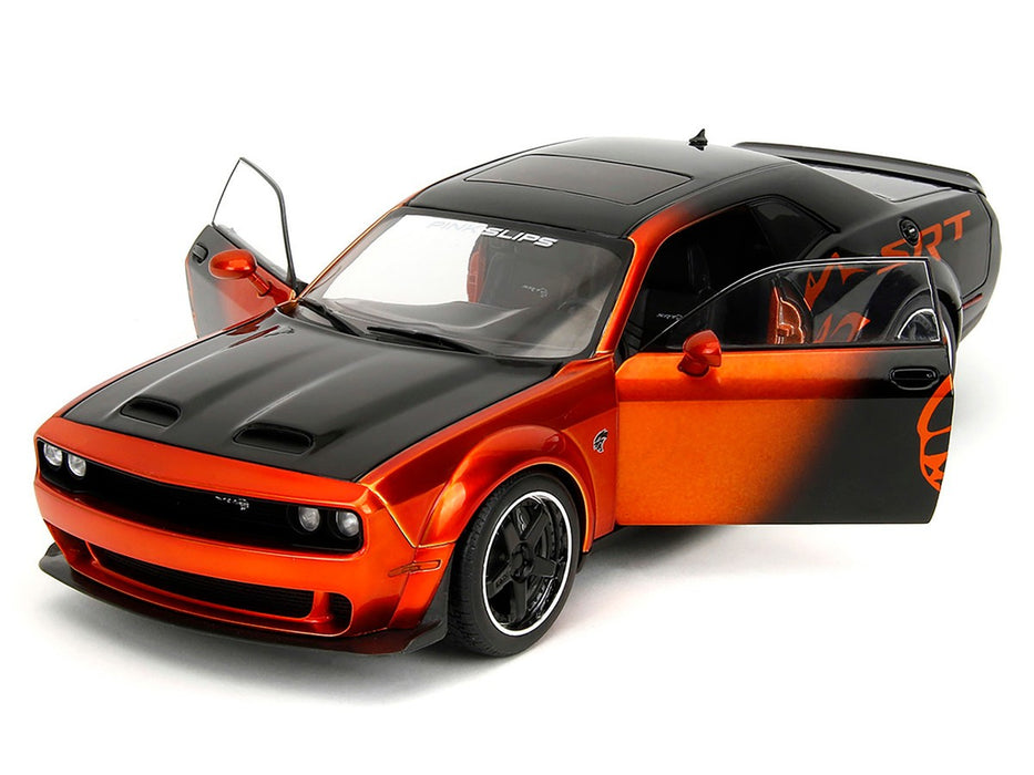 2015 Dodge Challenger SRT Hellcat Copper/Black – Pink Slips  -  Jada 1/18 -  35722
