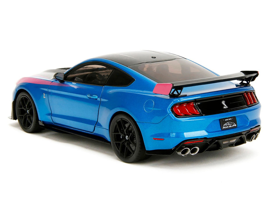 2020 Ford  Mustang Shelby GT500 Blue – Pink Slips  -  Jada 1/18 -  35723