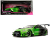 Nissan Skyline GT-R R35 LBWK  GRNBK – Pink Slips  -  Jada 1/18 -  35724