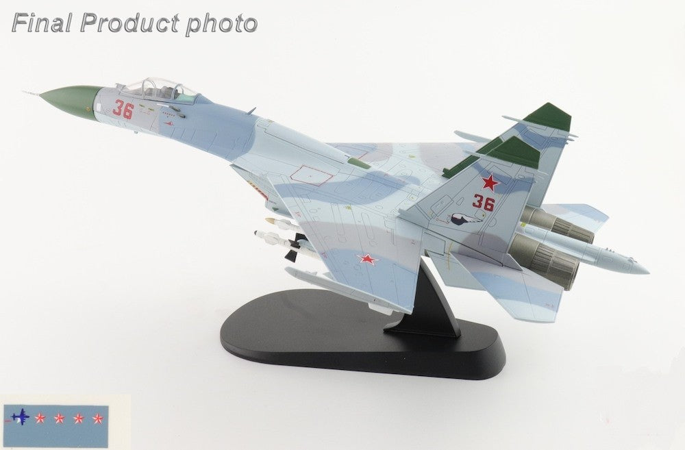 Sukhoi Su-27 Flanker-B / Soviet Air Force Red 36, Barents Sea, P-3 Collision, Sept. 1987 / Hobby Master 1:72  HA6001B