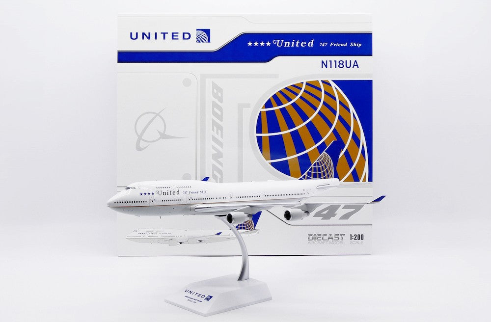 United Airlines Boeing 747-400 "747 Friend Ship" / N118UA /  JC Wings / 1:200 / XX20518