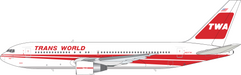 TWA - Trans World Airlines Boeing 767-200ER / N601TW /  V1 400 Models / 1:400 / 400005