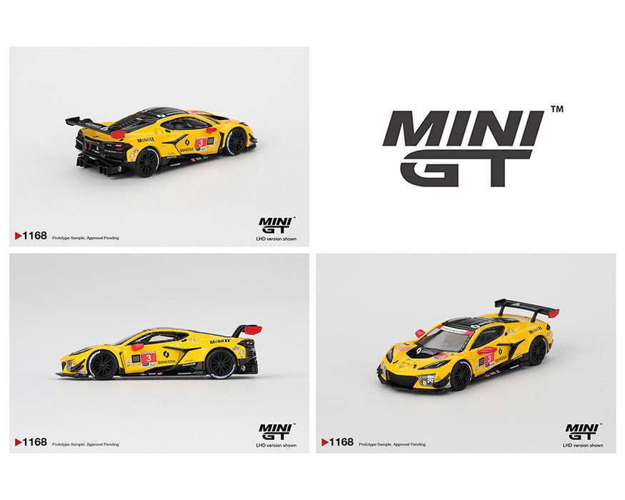 Chevrolet Corvette Z06 GT3.R Motorsports 2025 IMSA Daytona 24 Hrs - Mini GT - 1:64 - MGT01168 Passion Diecast