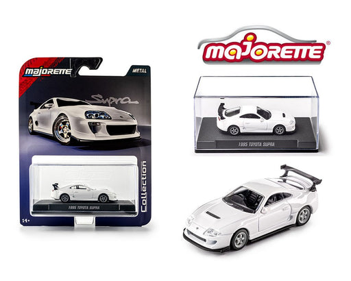 1995 Toyota Supra - Blanc - Majorette 1:64 - 8505001017 - Passion Diecast 