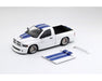 2003 Dodge Ram SRT-10 Pickup - White with Blue Racing Stripes - GCD SHOOM64 - 1:64 - SHOOM-103-005 Passion Diecast