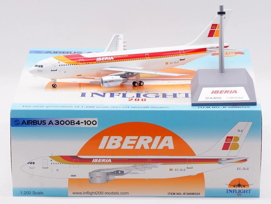 Iberia Airbus A300B4-120 / EC-DLG / Inflight 200 / 1:200 / IF300IB525