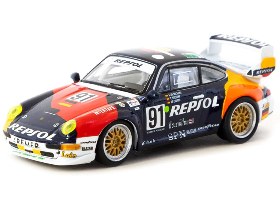 Porsche 911 GT2 24h LE MANS 1995 No.91 - Tarmac Works x Schuco - 1/64 - T64S-004-REP