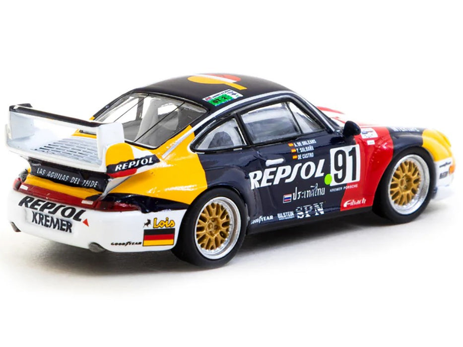 Porsche 911 GT2 24h LE MANS 1995 No.91 - Tarmac Works x Schuco - 1/64 - T64S-004-REP