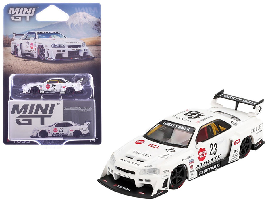 Nissan LB-ER34 Super Silhouette ATHLETE/COLLET - Mini GT - 1:64 - MGT01059 Passion Diecast