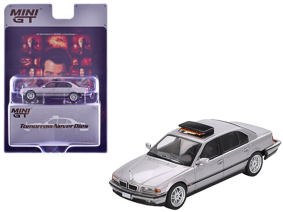 BMW 750IL James Bond 007 Tomorrow Never Dies - English Packaging - Mini GT - 1:64 - MGT00902-007E