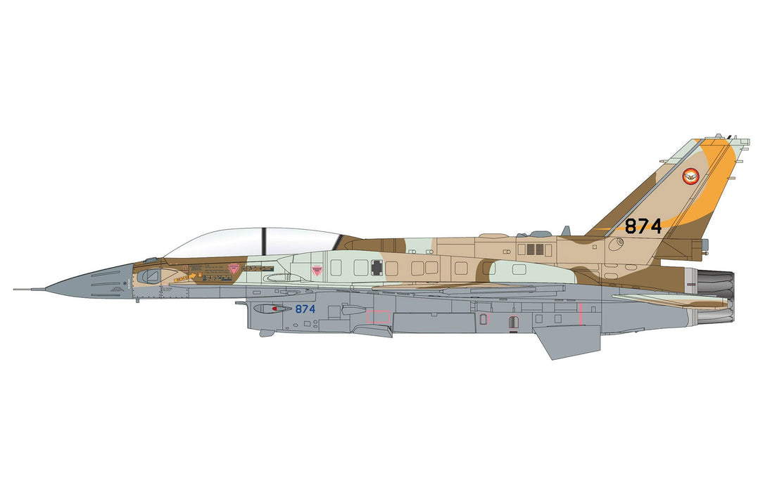 (Preorder) Lockheed F-16I Sufa / IDF/AF 107th Sqn, no. 874, Israel, Op. Rising Lion 2025 / HM 1:72  HA38068