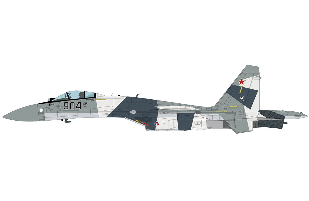 (Preorder) Sukhoi Su-35S Flanker-E / Russian Air Force, Black 904 Prototype, Akhtubinsk AB, Russia / HM 1:72 HA5717