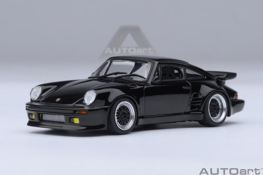 Porsche 911 (930) Turbo Wangan Midnight Blackbird - Autoart 1/64 - 20636 - Passion Diecast 