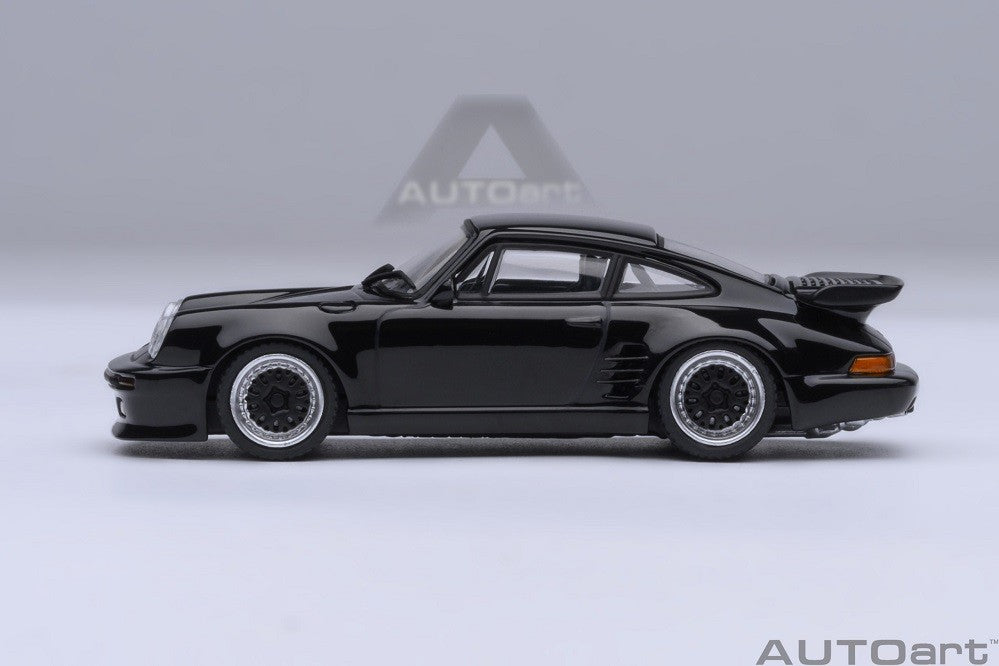 Porsche 911 (930) Turbo Wangan Midnight Blackbird - Autoart 1/64 - 20636 - Passion Diecast 