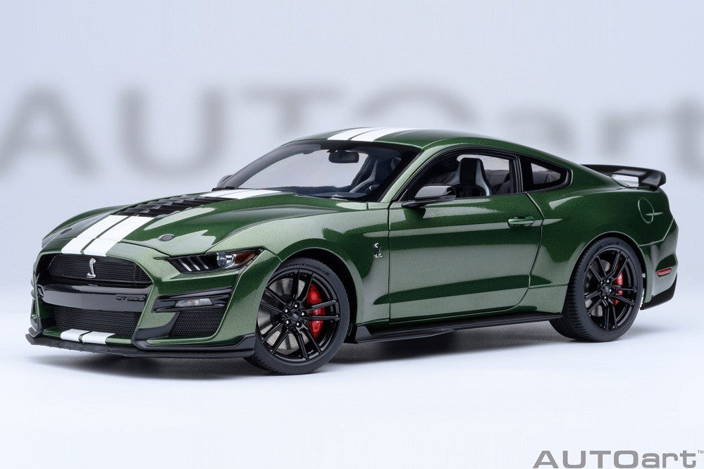 Ford Mustang Shelby GT500 (Vert Éruption) - Autoart 1/18 - 73097 - Passion Diecast 