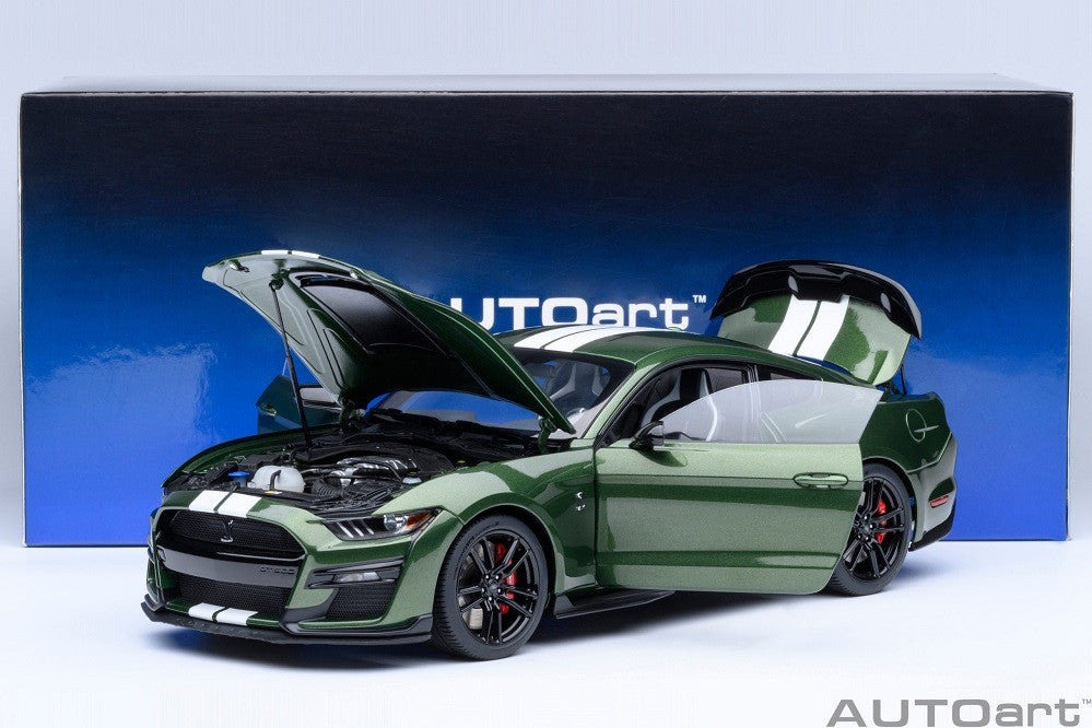 Ford Mustang Shelby GT500 (Vert Éruption) - Autoart 1/18 - 73097 - Passion Diecast 