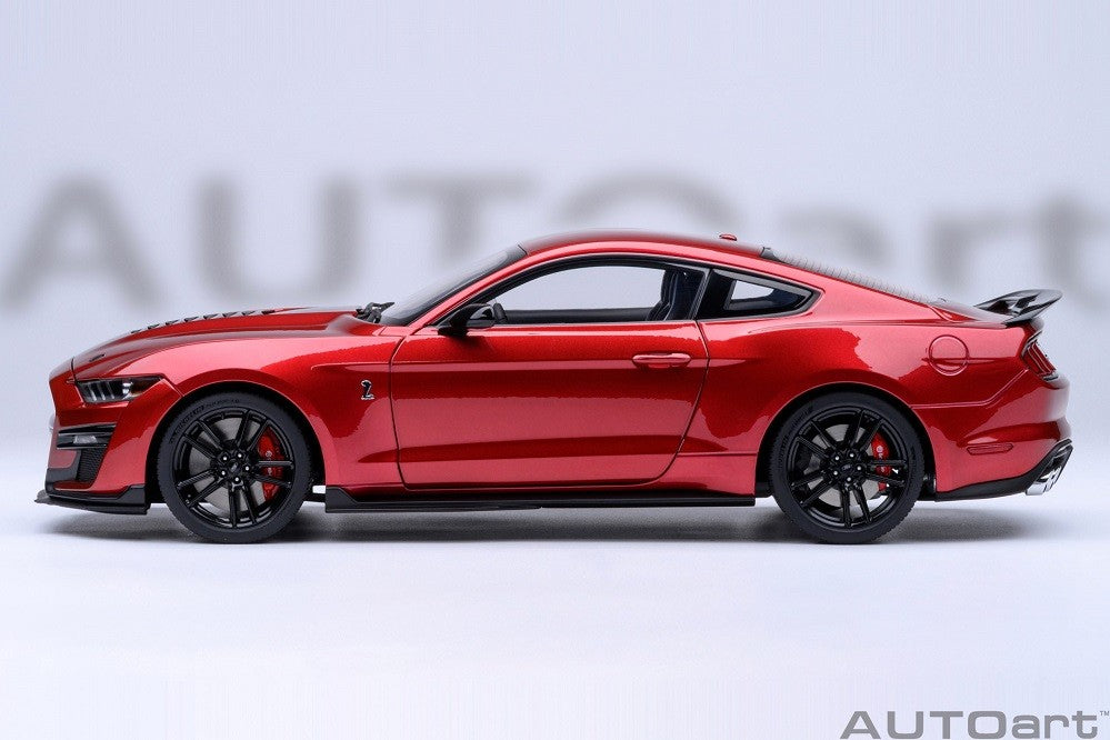 Ford Mustang Shelby GT500 (Rouge rapide) - Autoart 1/18 - 73098 - Passion Diecast 