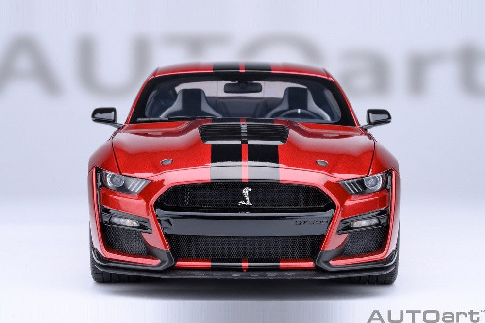 Ford Mustang Shelby GT500 (Rouge rapide) - Autoart 1/18 - 73098 - Passion Diecast 
